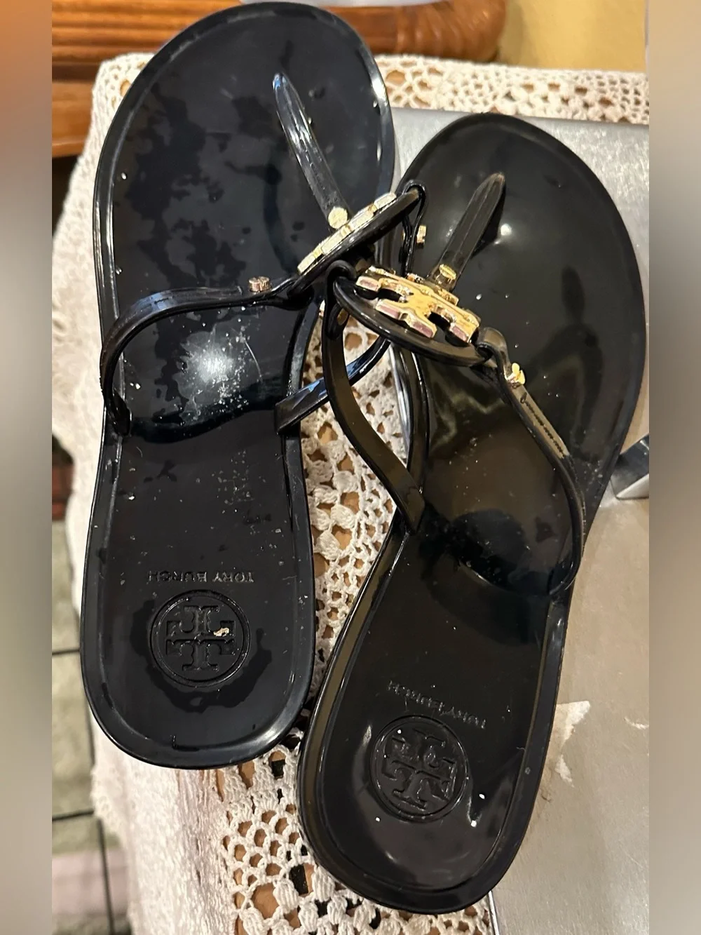 Tory Burch Mini Miller Thong Sandals Size 9